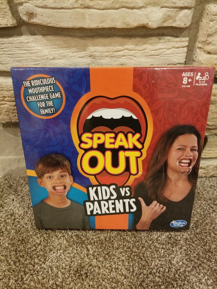 NEW! Speak Out Board Game Toy for Kids/Children