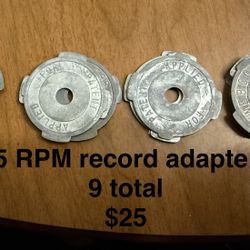 45 RPM Record Adapters