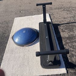 Bosu Ball And Exercise Bench