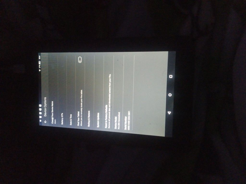 Amazon Fire 5th Generation Tablet 