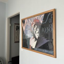 Frame Poster Vintage Mid Century