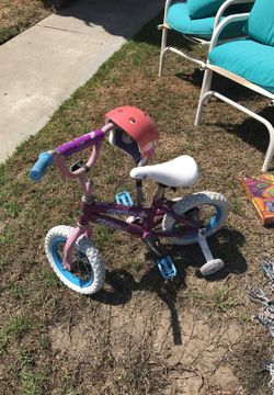 Bike and helmet