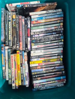 Storage find dvds 100 + and 2 dvd players