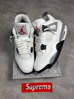 Jordan 4 White Cement size 11 men