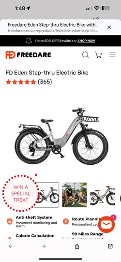 Freedare Eden Step-thru Electric Bike