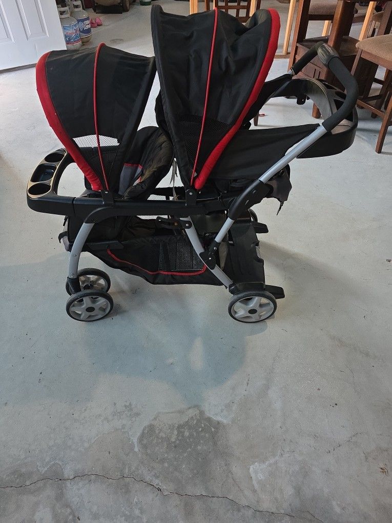 Baby Double Stroller