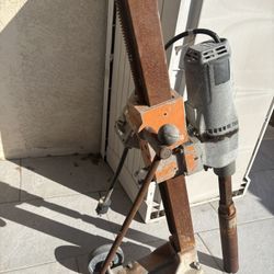 Milwaukee Core Drill(doesn’t Work), Adjustable Stand And Bits*