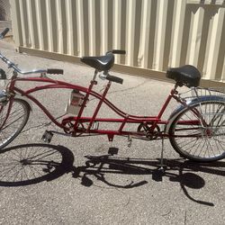 Vintage 1960s Western Flyer Tandem Bike