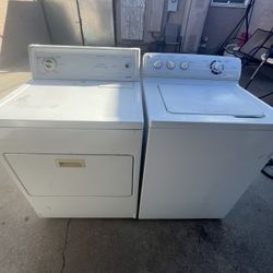 General Electric washer and Kenmore gas dryer