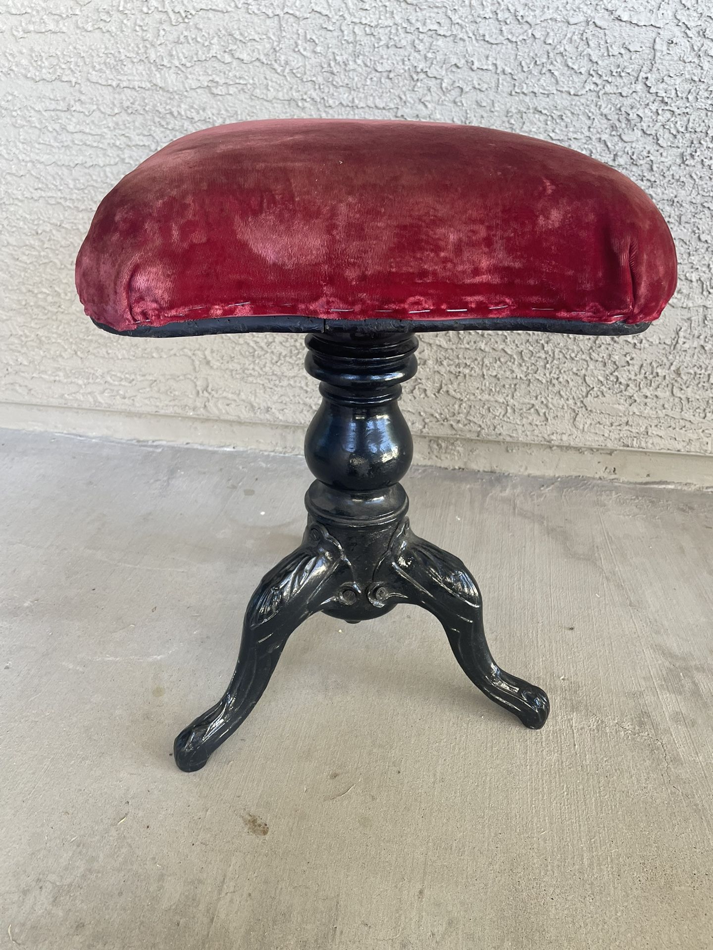 Antique Piano Stool, Tonk Of NY & Chicago
