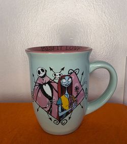 Disney Nightmare Before Christmas Jack and Sally Mug 16oz