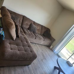 Brown Sectional