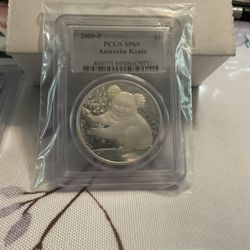 4-  KOALA PCGS SP69 SILVER