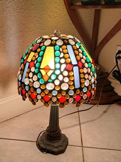 Incredible Studio commissioned Stained. glass Lamp.