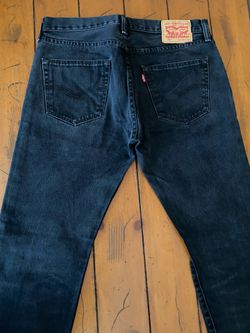 501 LEVIS ORIGINAL BLACK JEANS
