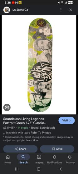 "Living Legends" SKATEBOARD (Limited Edition)
