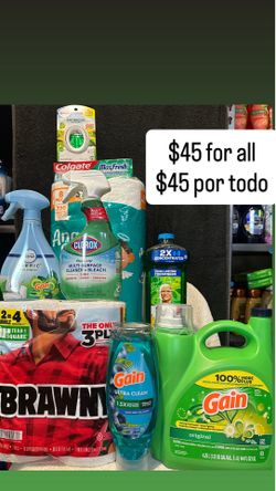 Gain Laundry Detergent Household Bundle