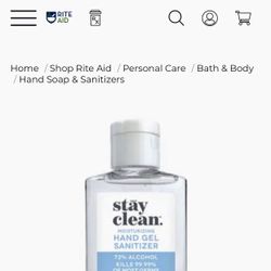 Hand Sanitizer Rite Aid Brand