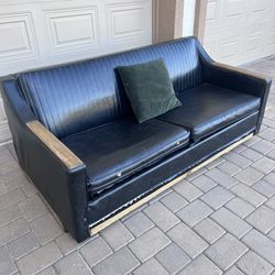 Vintage Leather Couch - FREE
