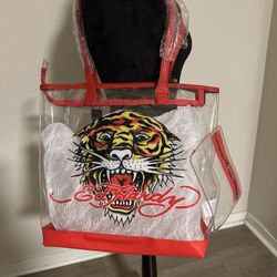 Ed Hardy Clear Totes