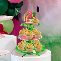 Cocomelon  Cupcake Stand 2nd Birthday