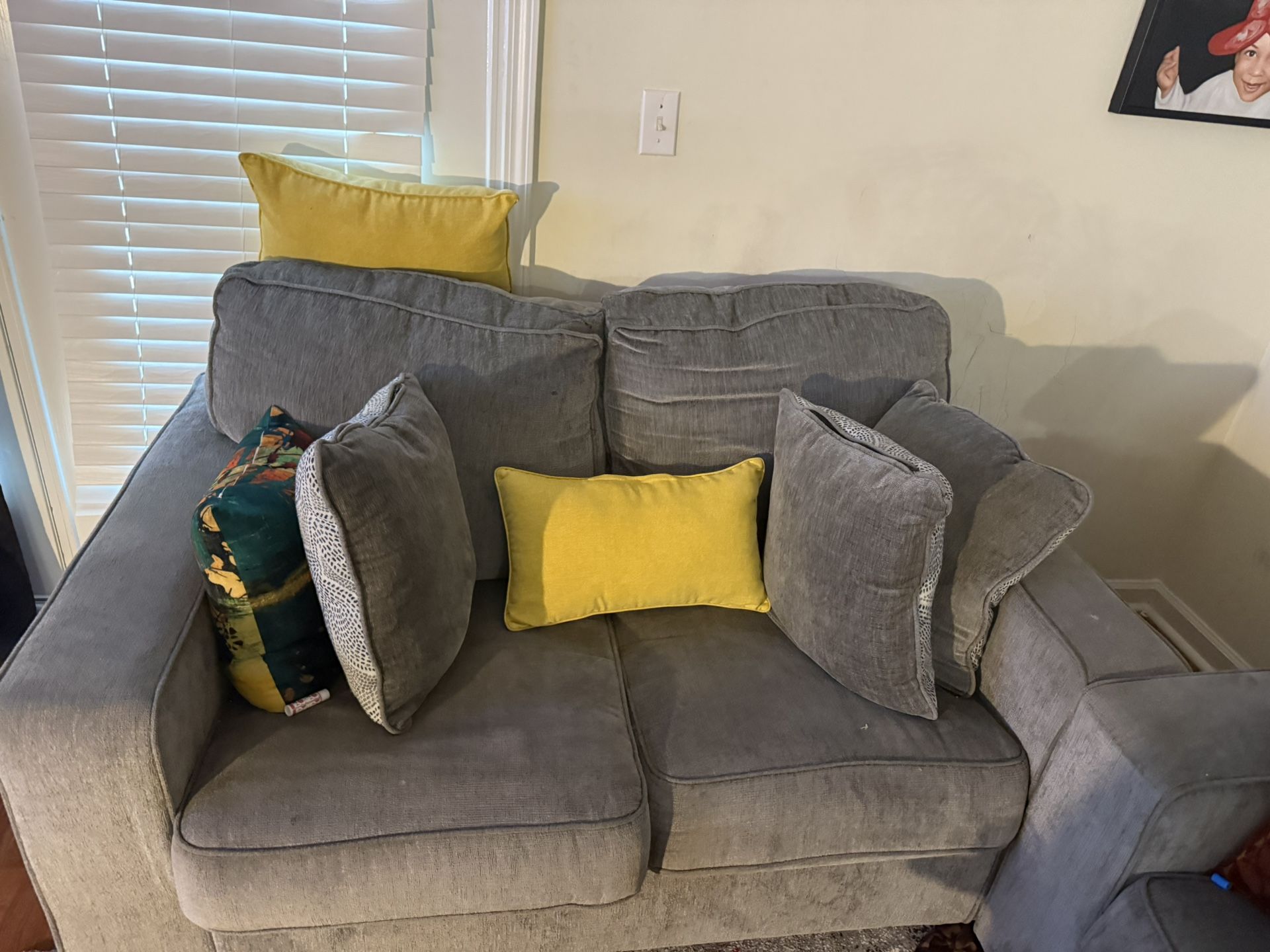 Love Seat And Couch