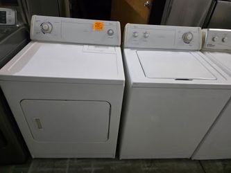 Whirlpool washer and electric dryer set