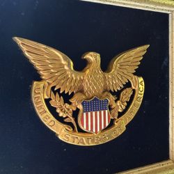 US, French Made, Large American Eagle Insignia 