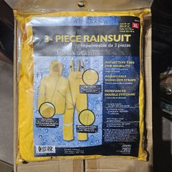 3 piece rain suit 