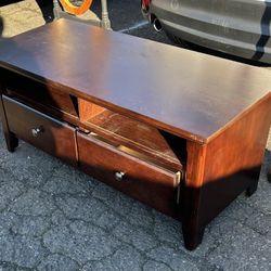 Wood TV Stand Cabinet 