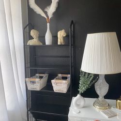 5.5 Foot Black Shelf Rack 