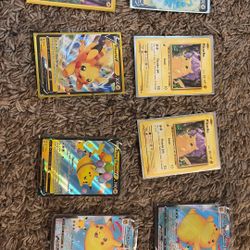 Pikachu Card Collection.