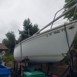 1974 Catalina 25 Sailboat 