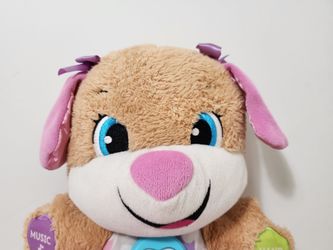 Fisher Price Smart Stages Laugh & Learn Pink Puppy Dog Baby Toddler Toy Plush