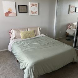 Queen Mattress and Bedframe