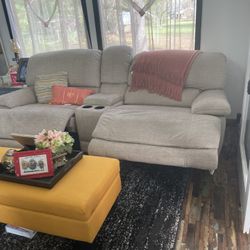 Recliners/With Cup Holder And A Beautiful Center Table 