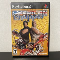 American Chopper PS2 PlayStation 2 Video Game CIB Activision Motorcycles 2004