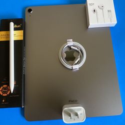Apple IPad Air 13” (M2 chip / 2024  model) 128GB with Pen, keyboard & Accessories (warranty 10/2025) 