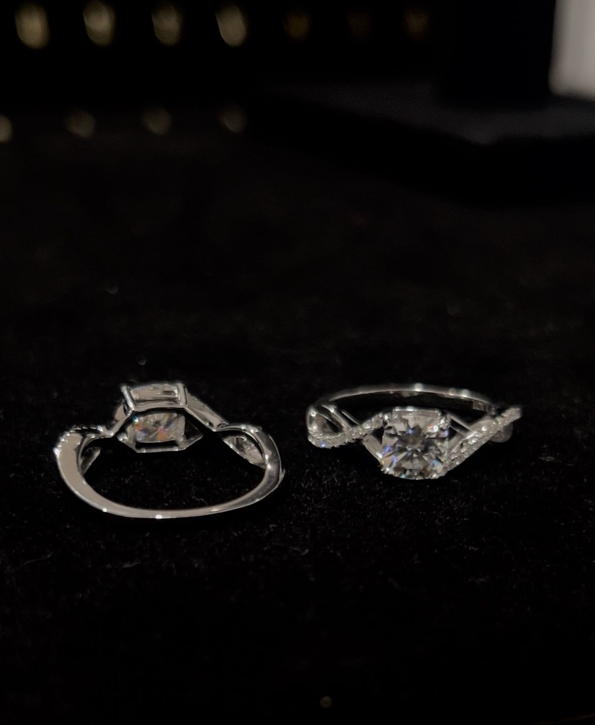 1.1 ct S925 Moissanite Ring Women