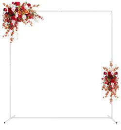🔥 SELLING FAST! 6.6FT White Wedding Arch Backdrop Stand - Only $30 FIRM!