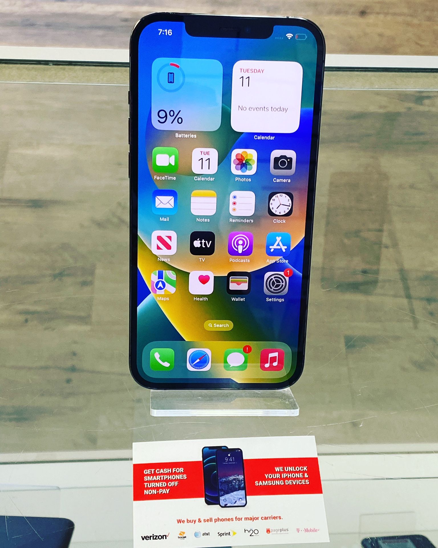 UNLOCKED IPHONE 12 PRO MAX 128GB….$675