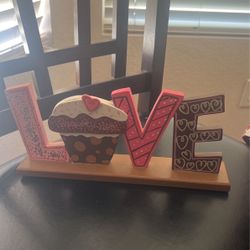 LOVE Wood Decor Sign
