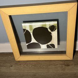 Framed abstract Art