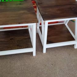 Rustic Farmhouse End Tables 