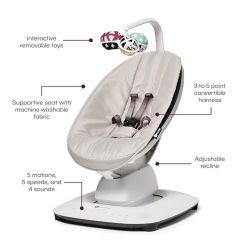 4 MOMS MULTI MOTION W/ MUSIC BABY SWING