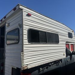 Short bed 1/2 ton towable cabover camper