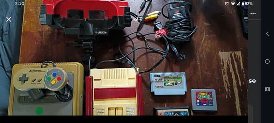 Nintendo Famicom Console Bundle with Games and Accessories