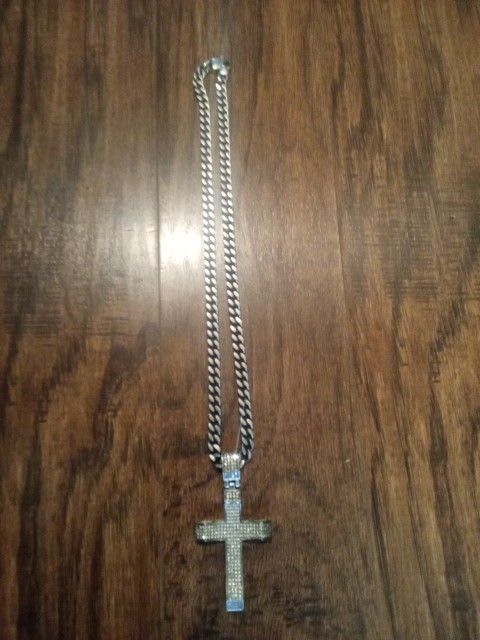 Cross And Chain Necklace