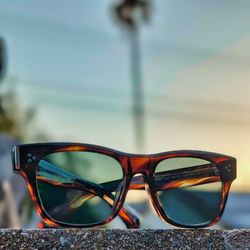 Oliver Peoples Birell Sun Wayfarer Style Sunglasses Mineral Glass