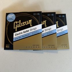 Gibson Guitar Strings (3 packs)